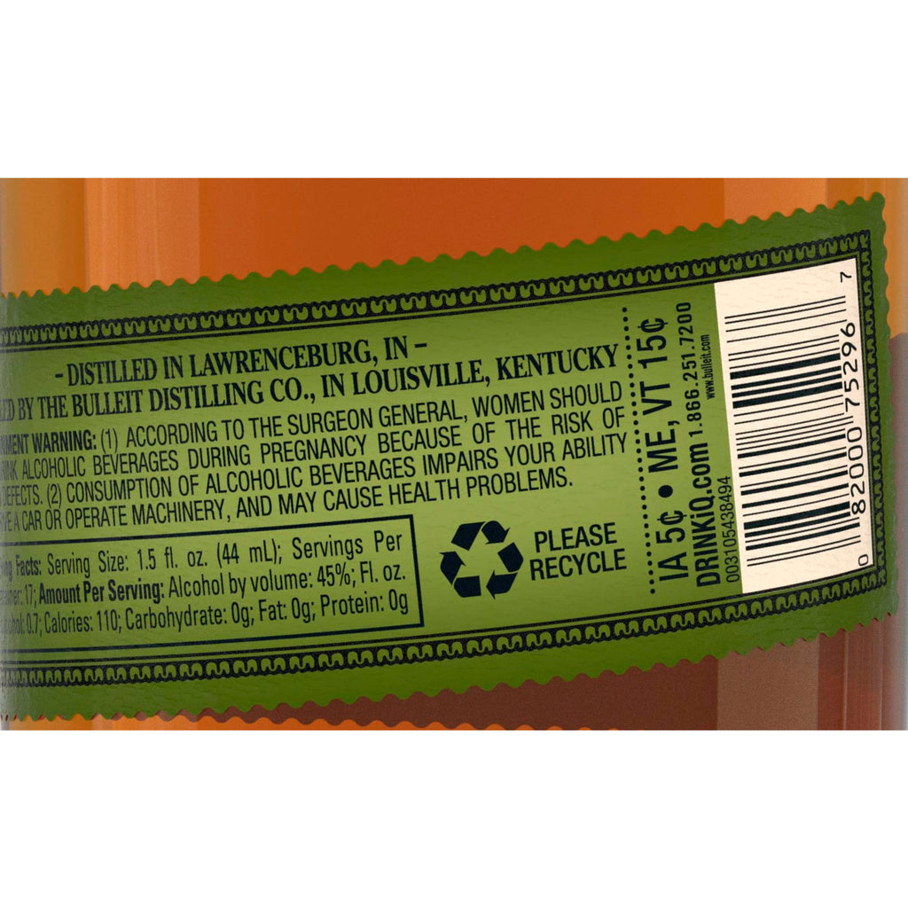 Bulleit Bourbon 95 Rye 750 ml product image 6