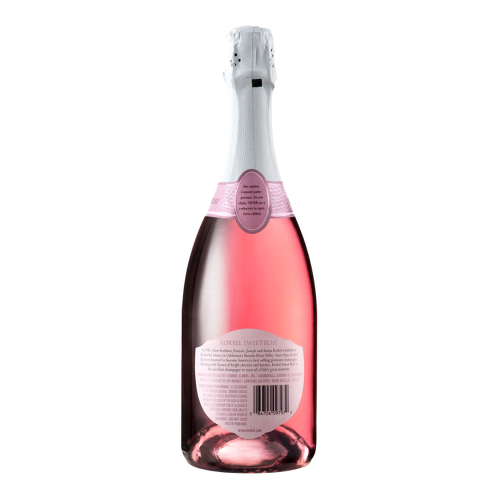 Korbel California Sweet Rose Sparkling Champagne 750 ml product image 20