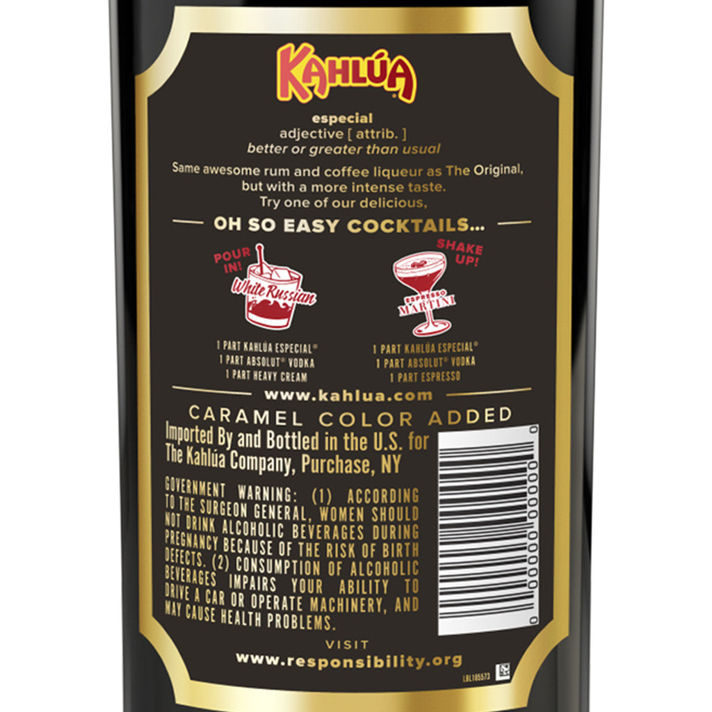 Kahlua Especial Rum Coffee Liqueur 750 ml product image 4