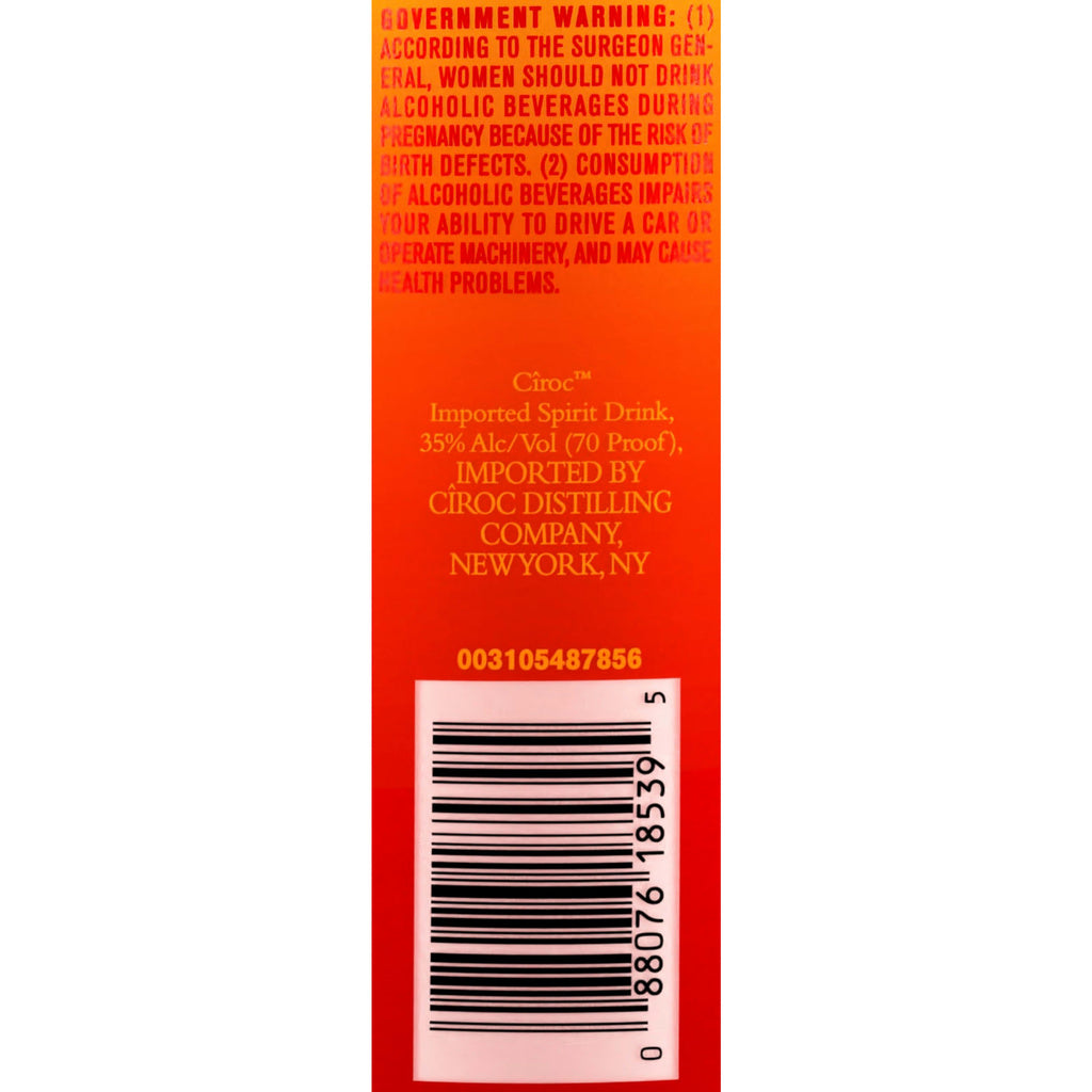 Ciroc Summer Citrus 750 ml product image 2