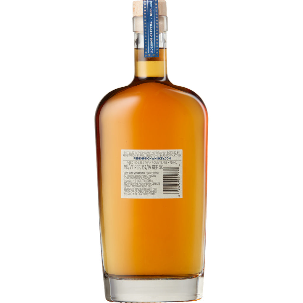 Redemption Wheated Bourbon Whiskey 750 ml product image 7
