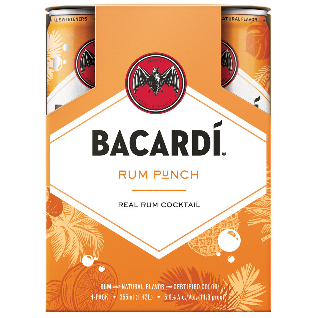 Bacardi Rum Punch 4x355 ml