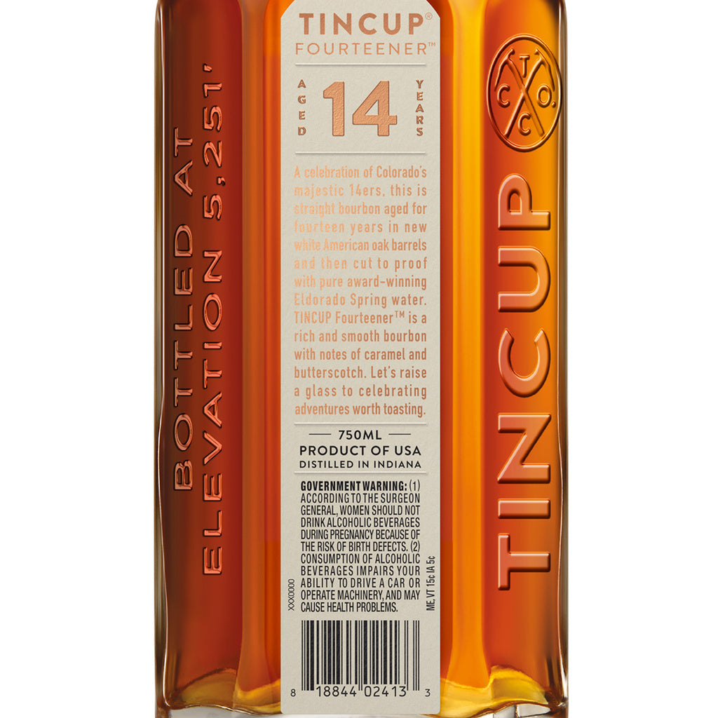 TinCup Fourteener Colorado 14 year 750 ml product image 4