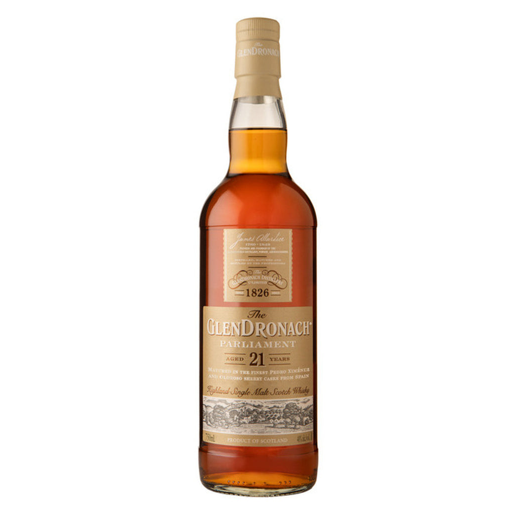 GlenDronach Parliament Highland Single Malt Scotch 21 year 750 ml