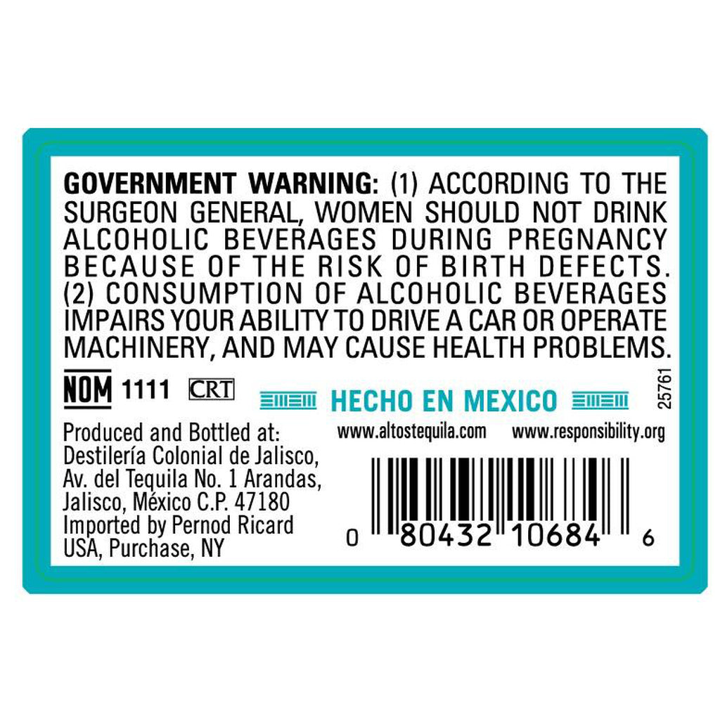 Olmeca Altos Plata Tequila 750 ml product image 20