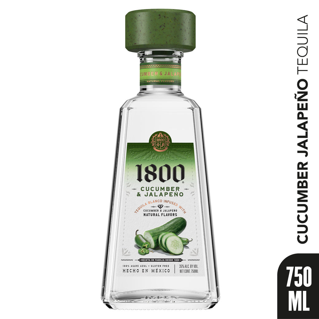 1800 Cucumber and Jalapeno Tequila Blanco 750 ml