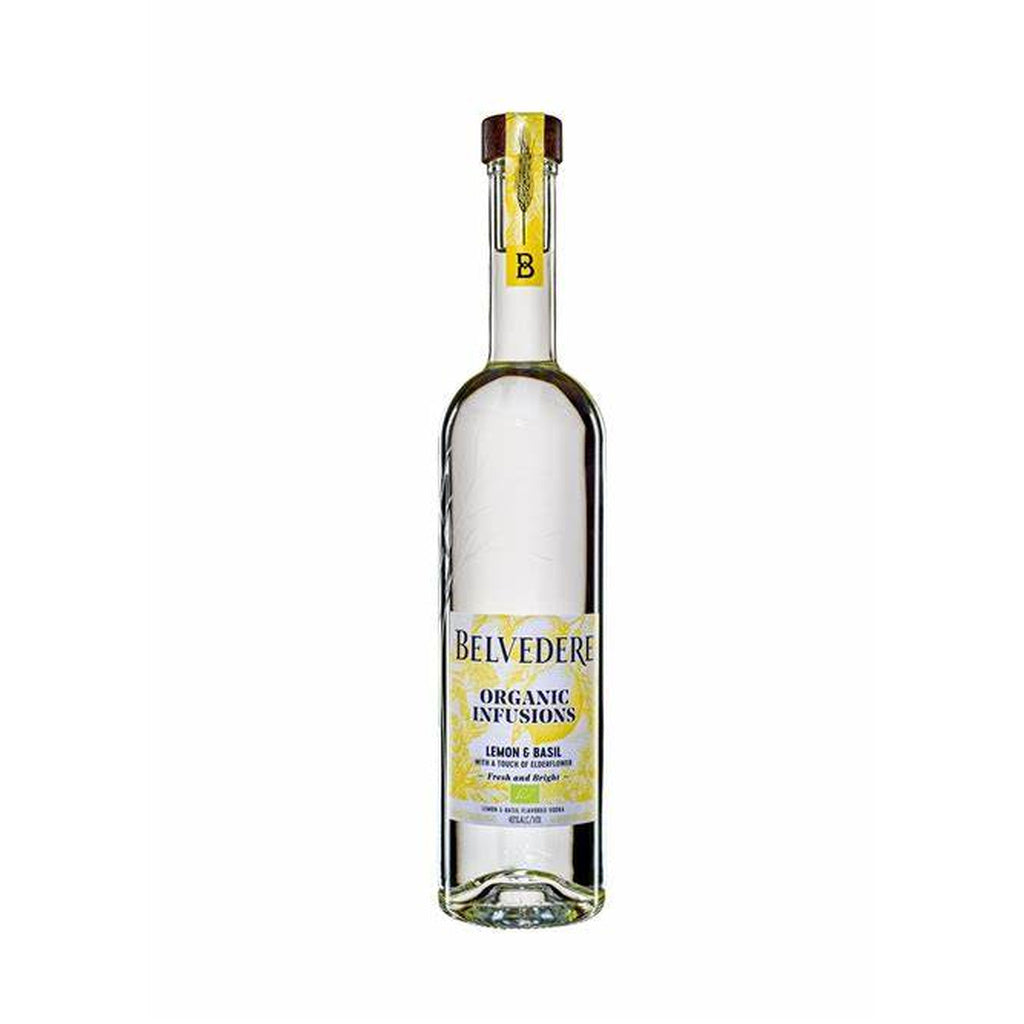 Belvedere Organic Lemon and Basil 10 Pack 50 ml