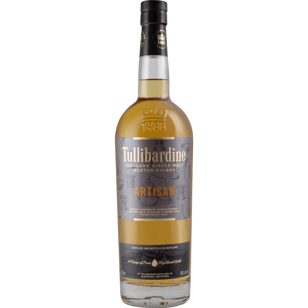 Tullibardine Distillery Artisan Highland Single Malt Scotch Whisky 750 ml