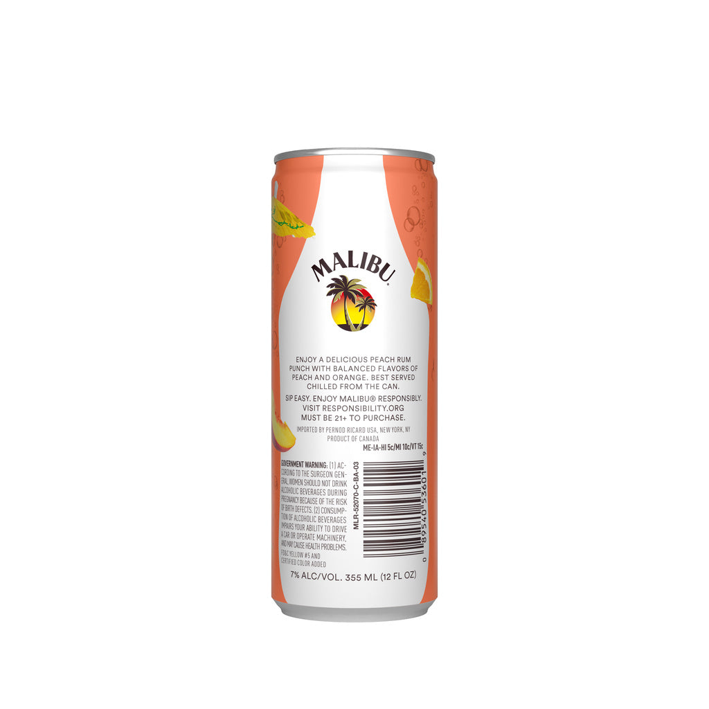 Malibu Rum Peach Punch ( 4 - pack 355 ml product image 6
