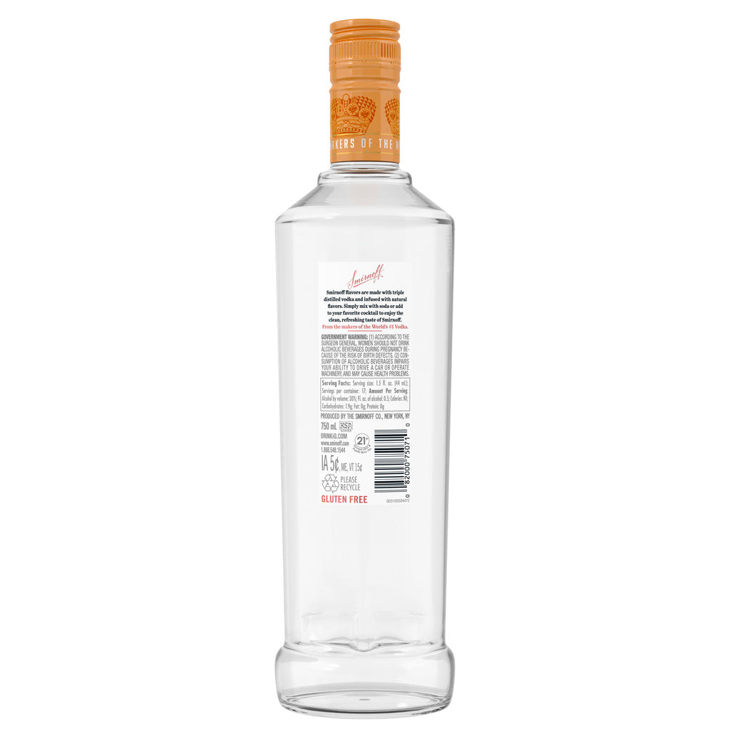 Smirnoff Peach Infused 750 ml product image 2