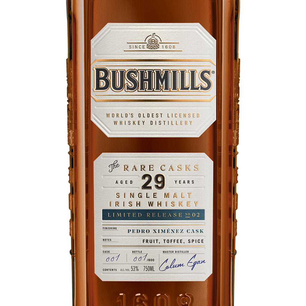 Bushmills The Rare Casks Single Malt Irish Limited Release No.2 Pedro Ximenez Cask 29 year 750 ml product image 3