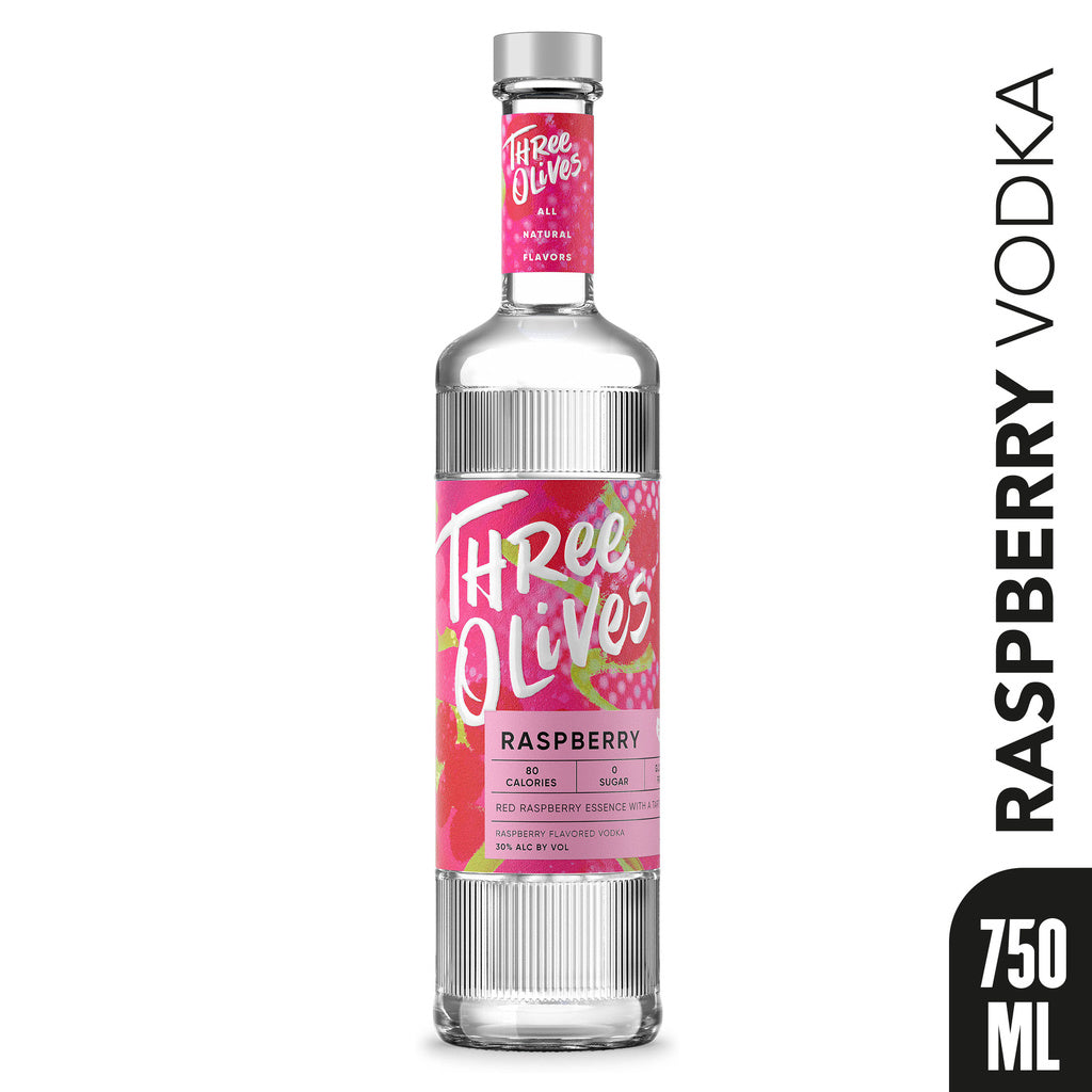 Three Olives Raspberry Vodka 750 ml