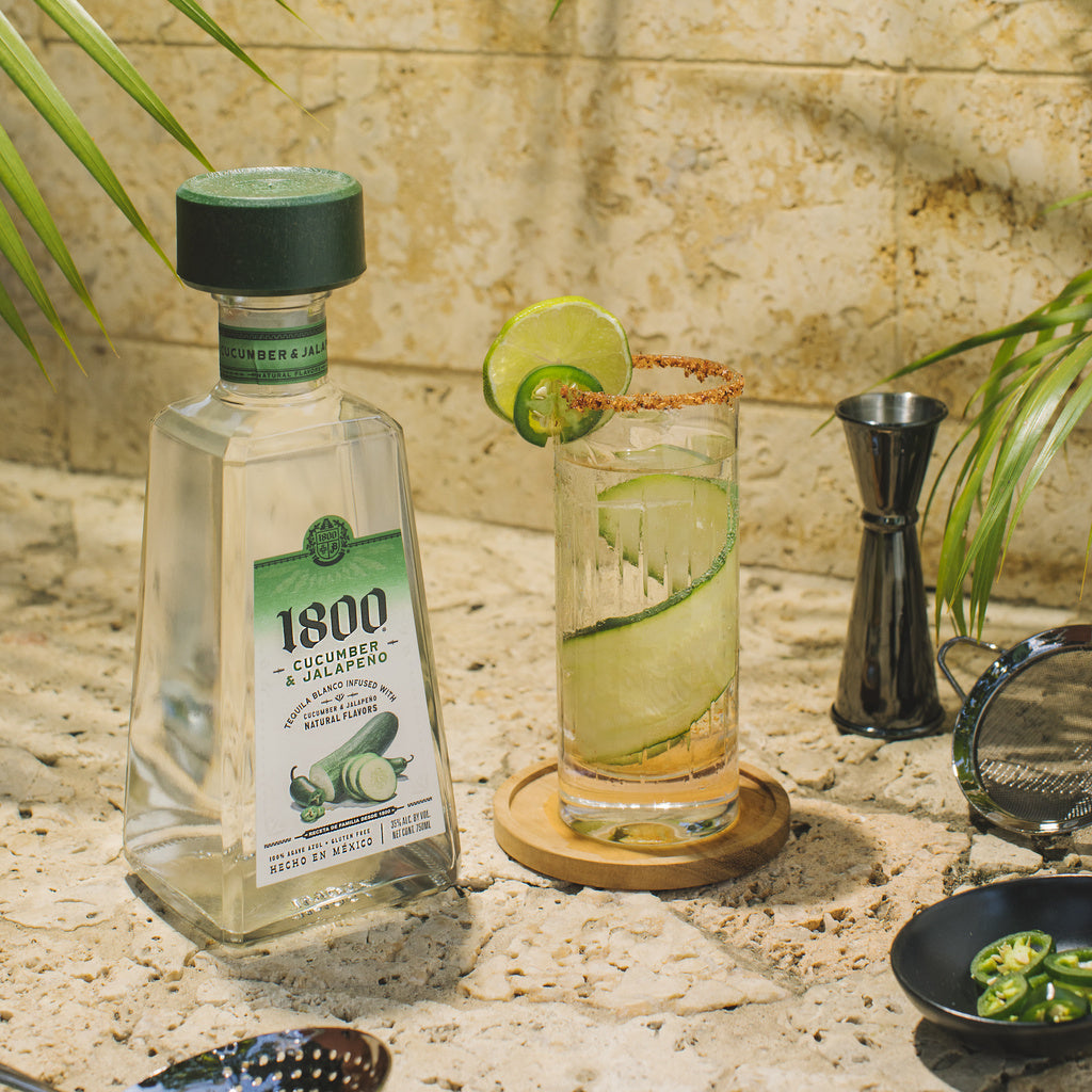 1800 Cucumber and Jalapeno Tequila Blanco 750 ml product image 3