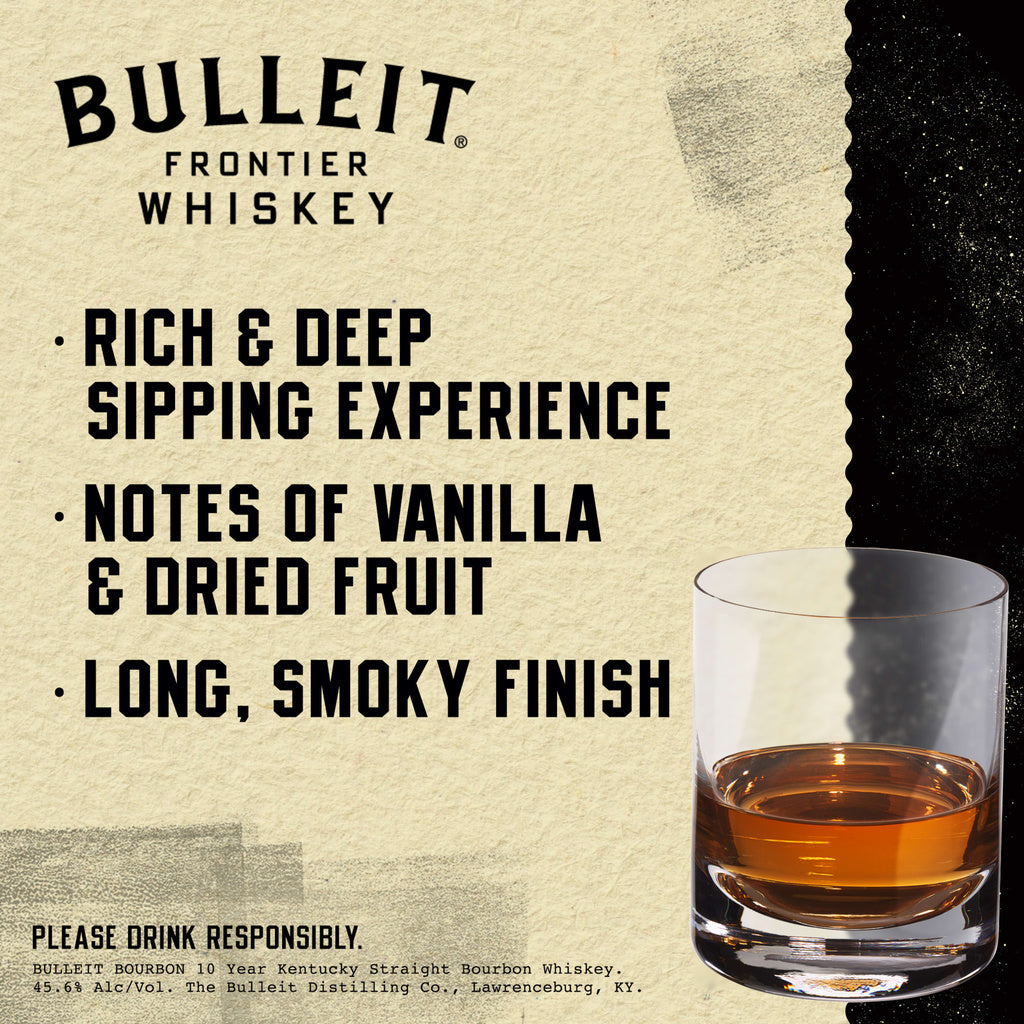 Bulleit 10 year Bourbon Whiskey 750 ml product image 3