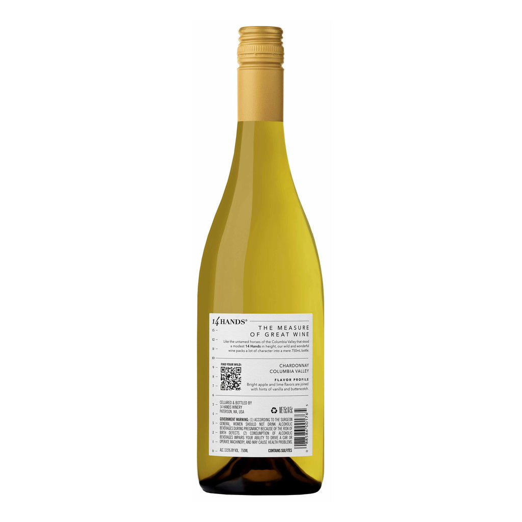 14 Hands Chardonnay 2019 750 ml product image 3