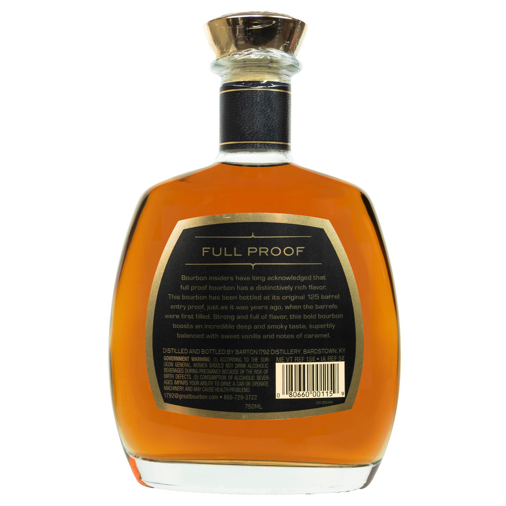 1792 Full Proof Kentucky Straight Bourbon Whiskey 750 ml product image 2