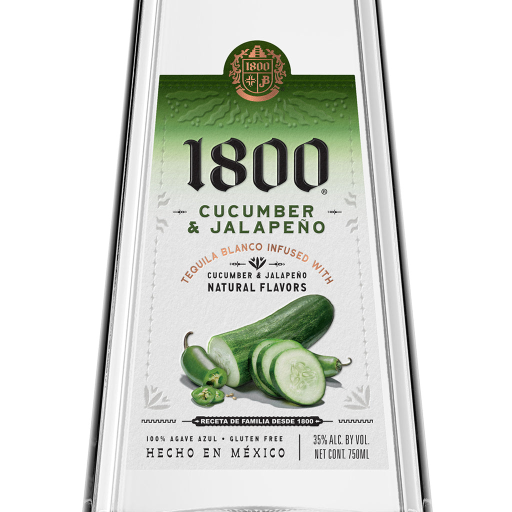 1800 Cucumber and Jalapeno Tequila Blanco 750 ml product image 4