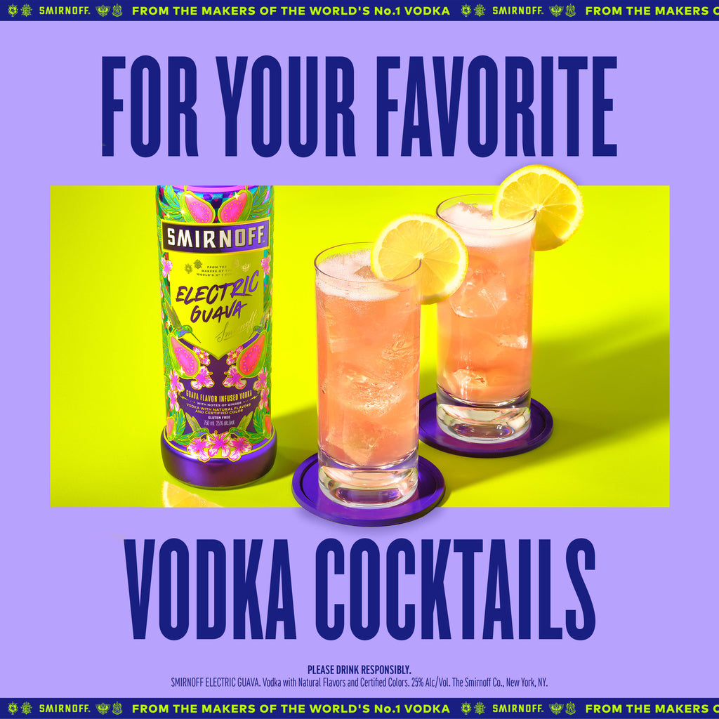 Smirnoff Electric Guava Vodka 750 ml product image 9