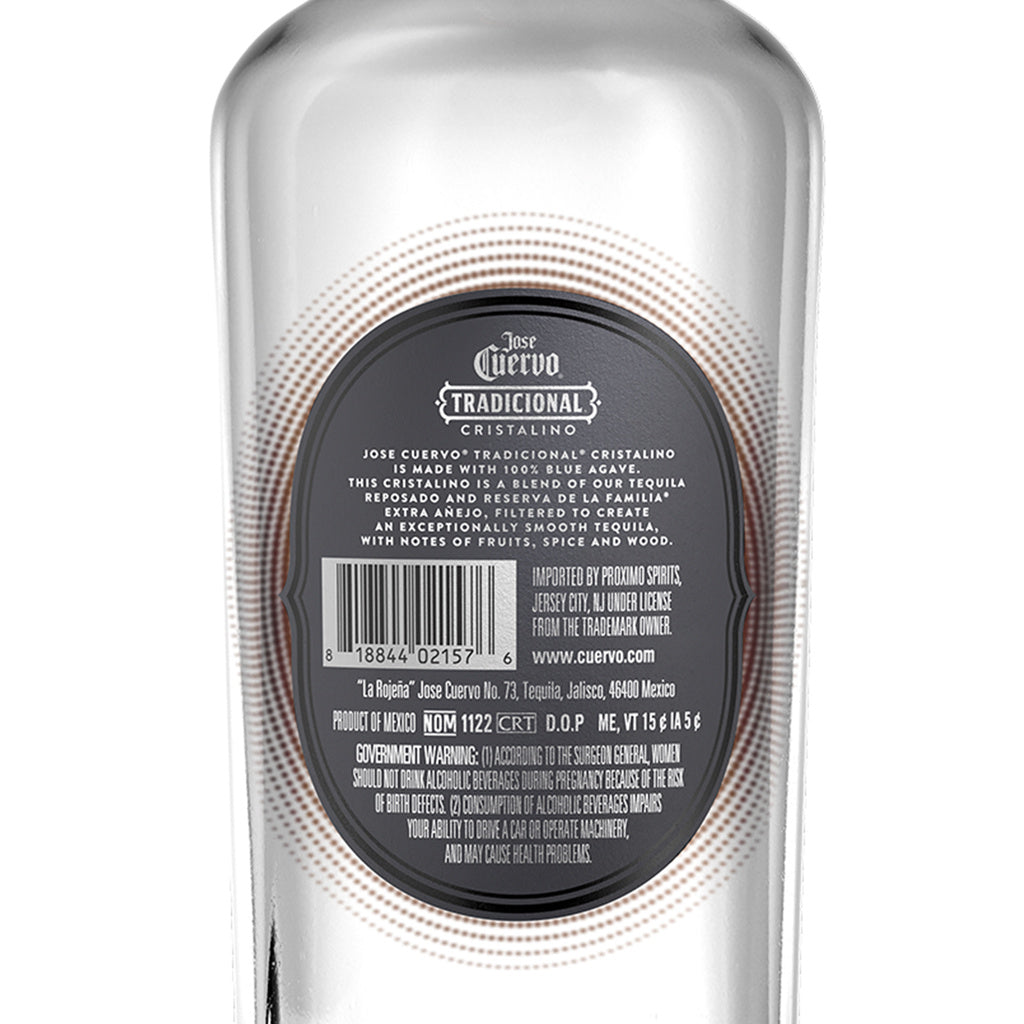 Jose Cuervo Traditional Cristalino 750 ml product image 8
