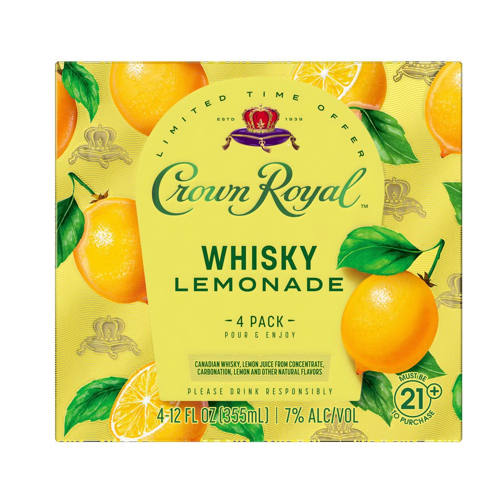 Crown Royal Cocktail Whisky Lemonade (4 Pack) 12FL 375 ml product image 2