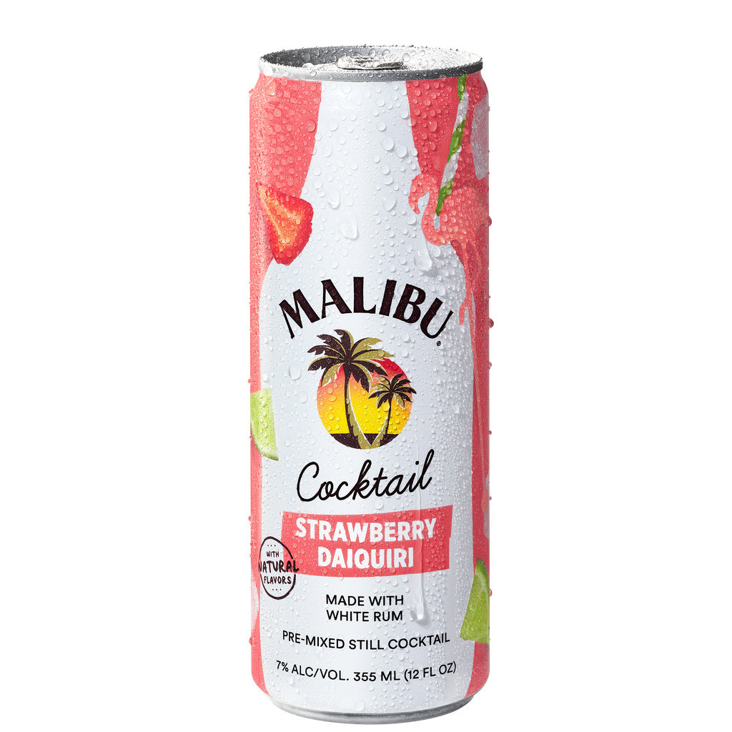 Malibu Malibu Strawberry Daiquiri Cocktail (4pack) 355ml