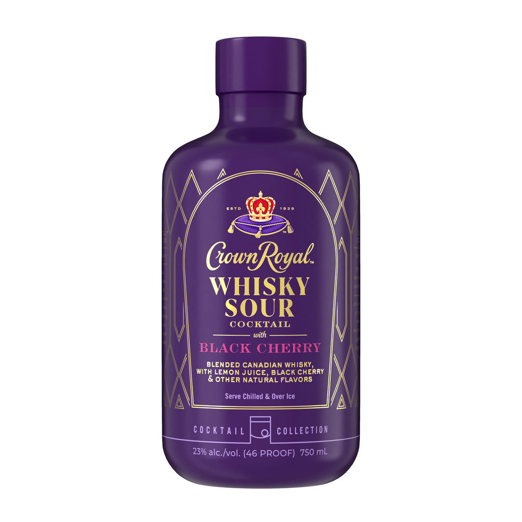 Crown Royal Black Cherry Whisky Sour Cockatil 750 ml product image 2