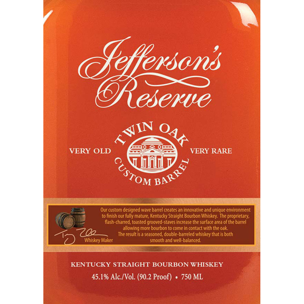 Jeffersons Reserve Twin Oak 750 ml product image 13
