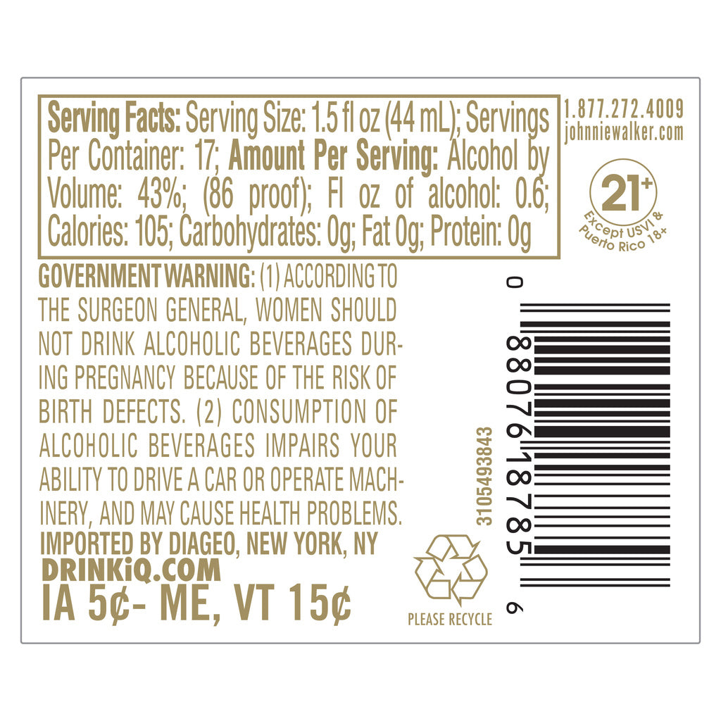 Johnnie Walker & Sons King George V 750 ml product image 4