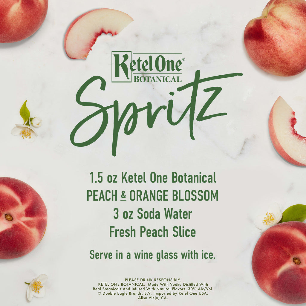 Ketel One Botanical Peach and Orange Blossom 750 ml product image 5