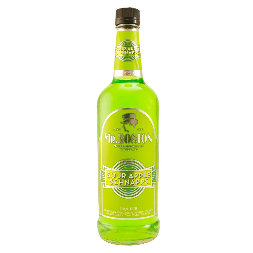 Mr Boston Sour Apple Schnapps 750 ml