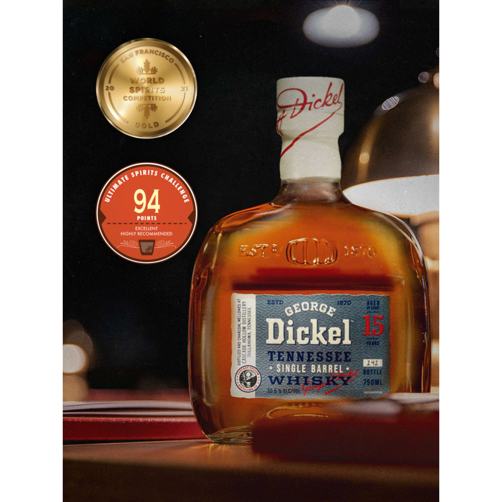George Dickel Tennessee Whiskey 101.2 Proof 15 year 750 ml product image 5