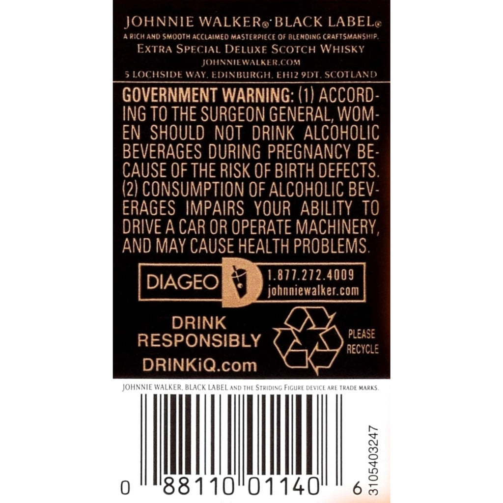 Johnnie Walker Black Label 12 year 1 L product image 3