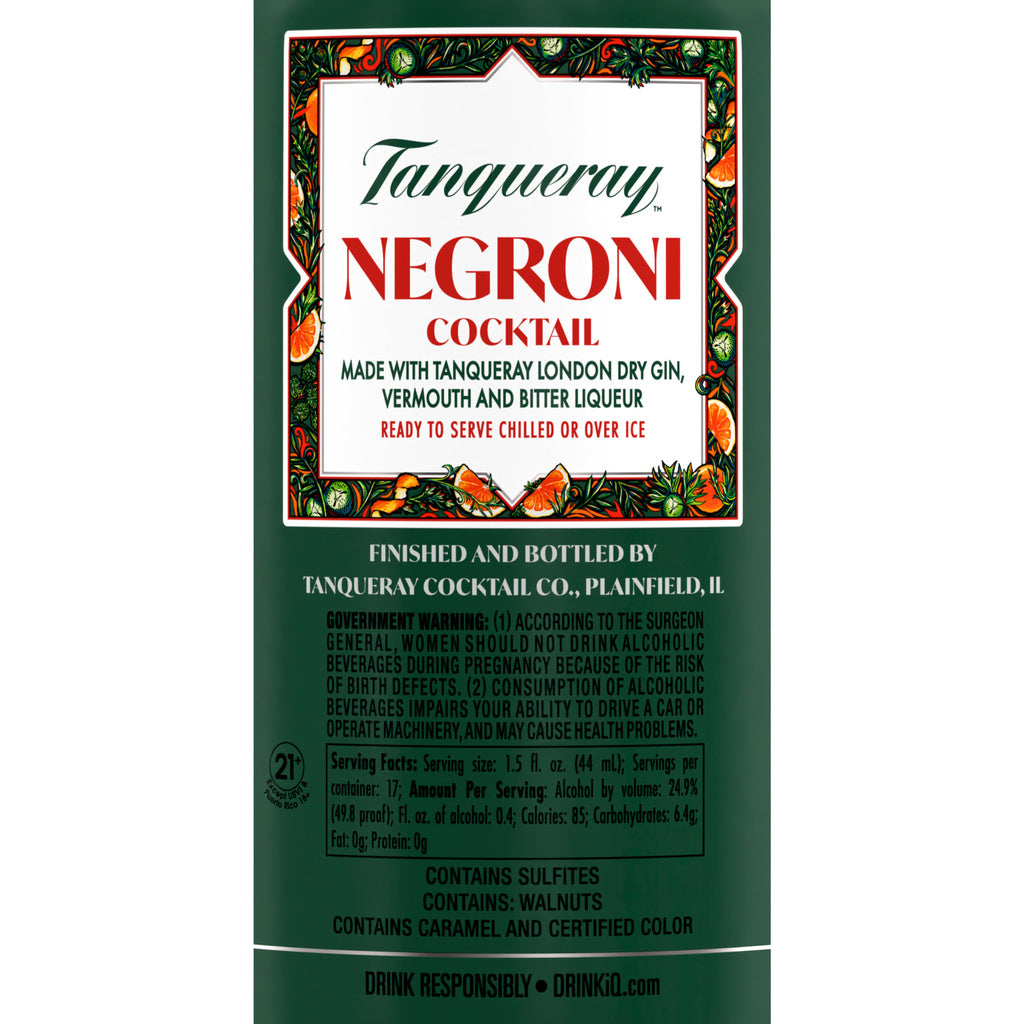 Tanqueray Negroni Cocktail 750 ml product image 9
