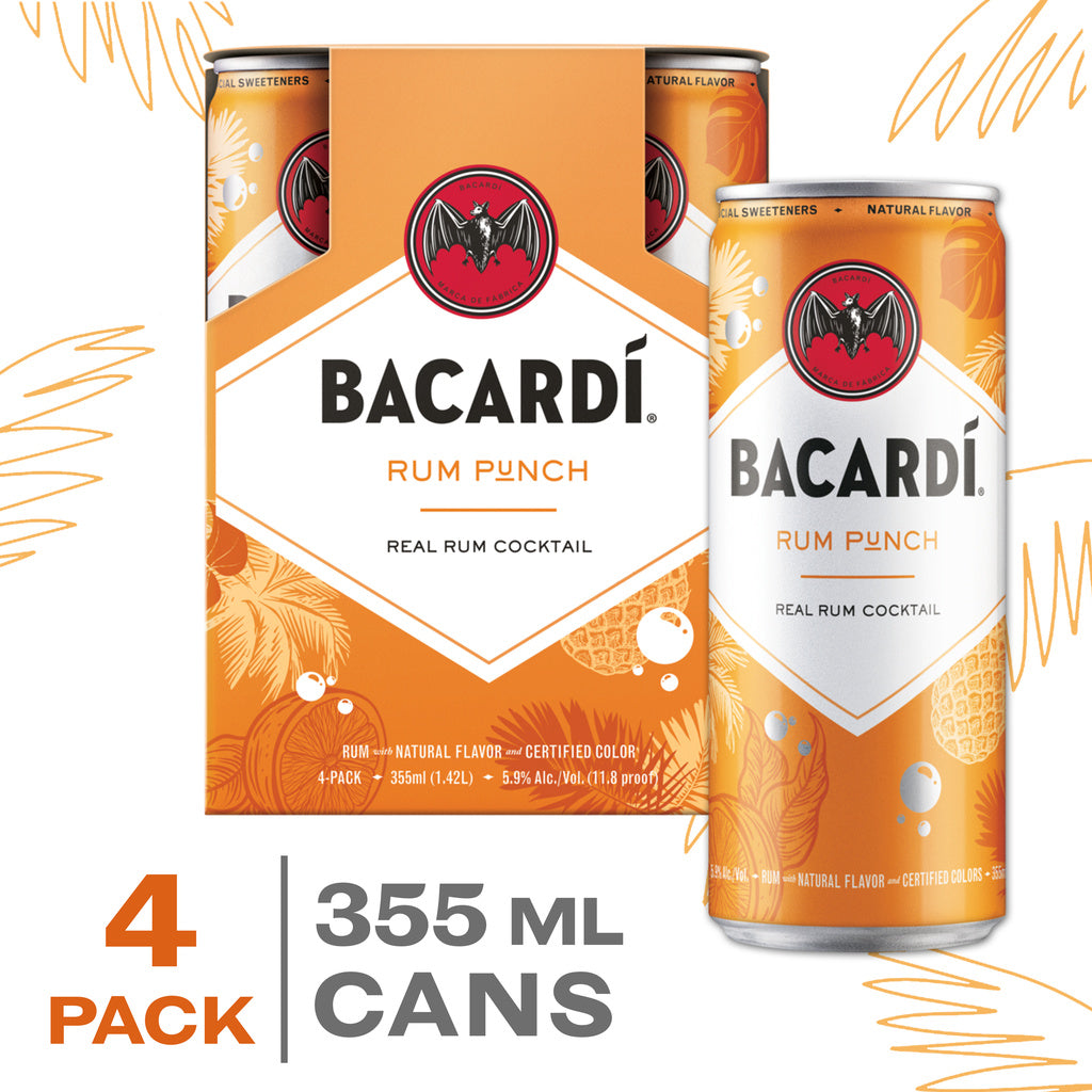 Bacardi Rum Punch 4x355 ml product image 4