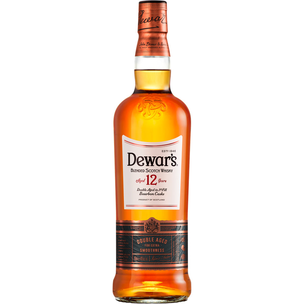 Dewars 12 year Scotch 750 ml