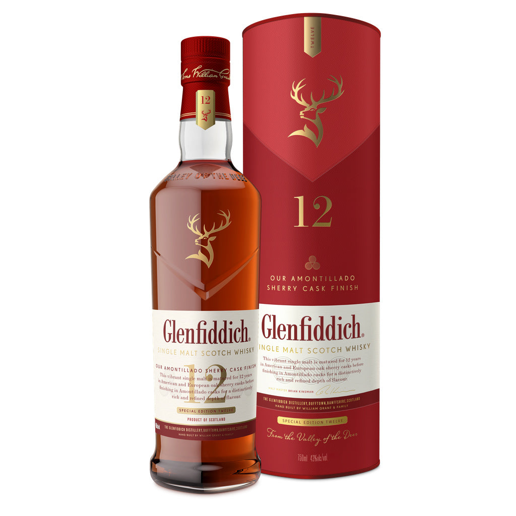 Glenfiddich 12 Year Single Malt Scotch Sherry Finished 12 year 750 ml product image 2