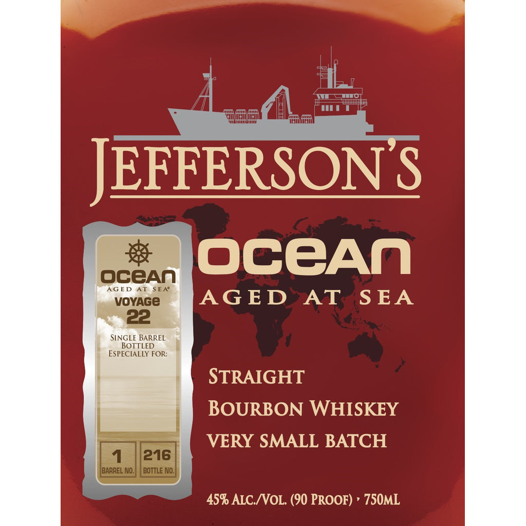 Jefferson's Ocean Wheated Mash Bill Voyage 29 750 ml product image 3