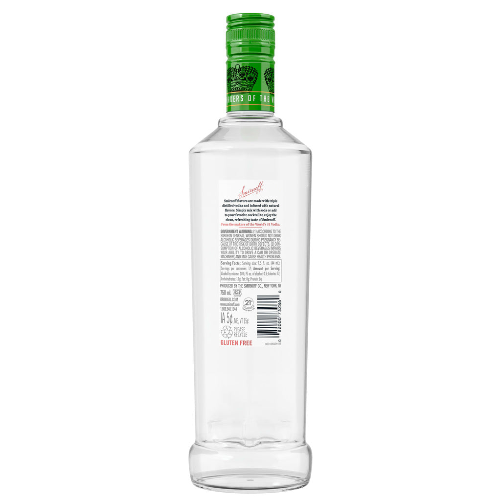 Smirnoff Lime Infused 750 ml product image 2