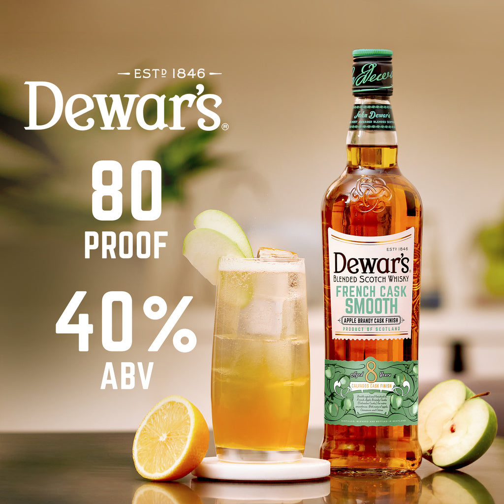 Dewars French Cask Smooth Apple Brandy Cask Finish Calvados Cask Finish 8 year 750 ml product image 6