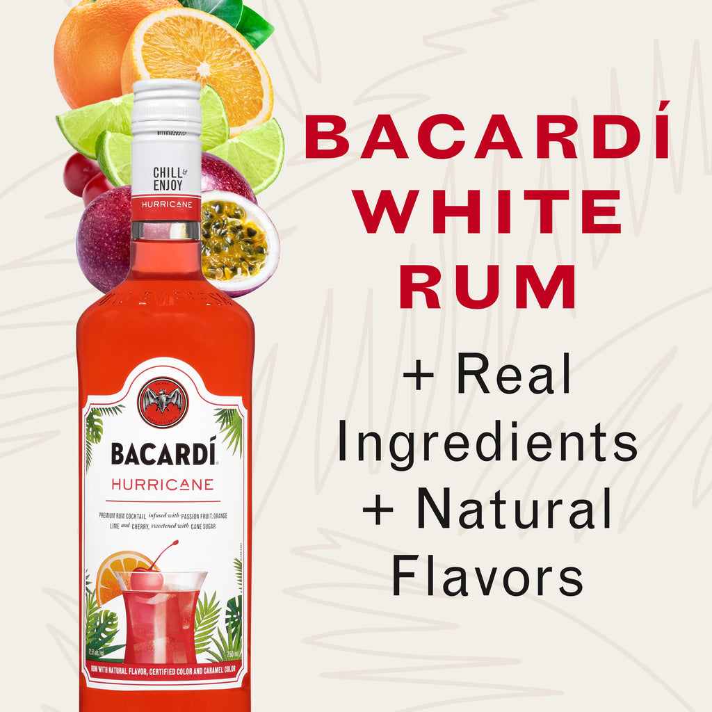 Bacardi Hurricane 750 ml product image 3