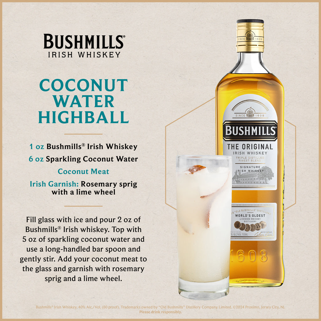 Bushmills Original White Label Irish Whiskey 750 ml product image 3
