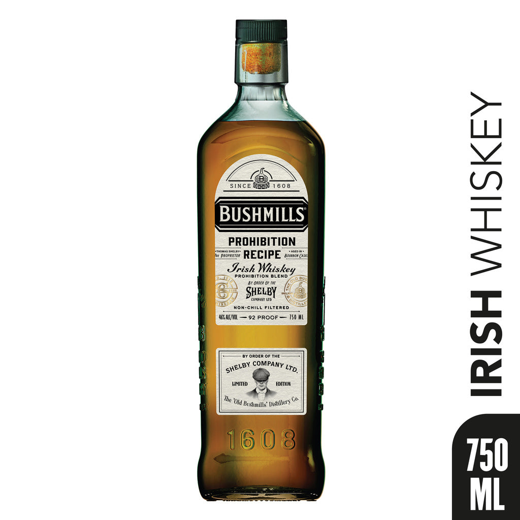 Bushmills Prohibition Recipe Irish Whiskey Limited Edition 750 ml