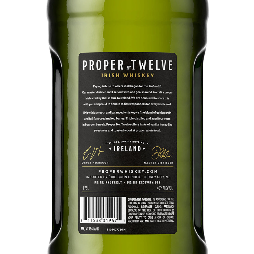 Proper Twelve Proper Twelve Irish Whiskey 1.75 L product image 10