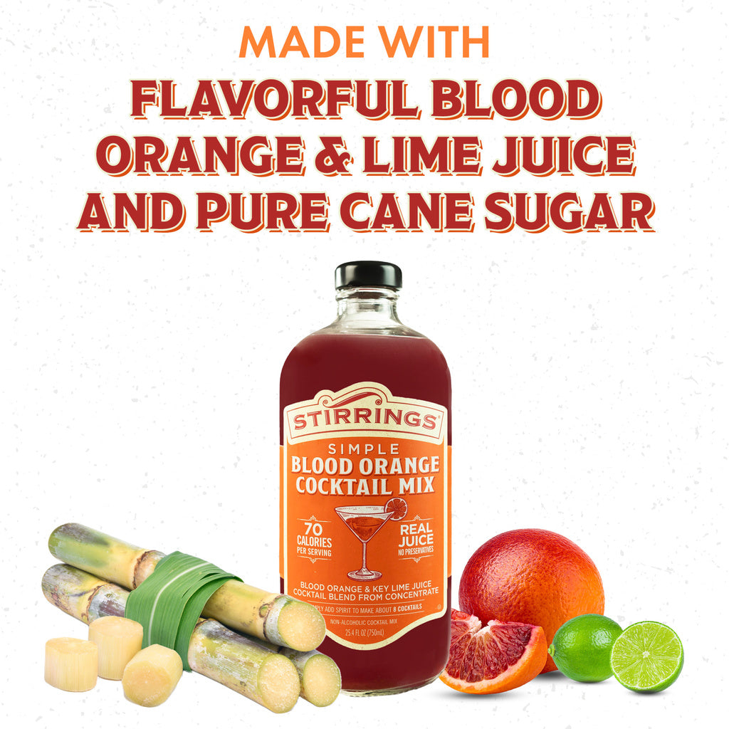 Stirrings Simple Blood Orange Cocktail Mix 750 ml product image 13