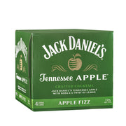 Jack Daniels Tennessee Apple Crafted Cocktail Apple Fizz (4 pack)