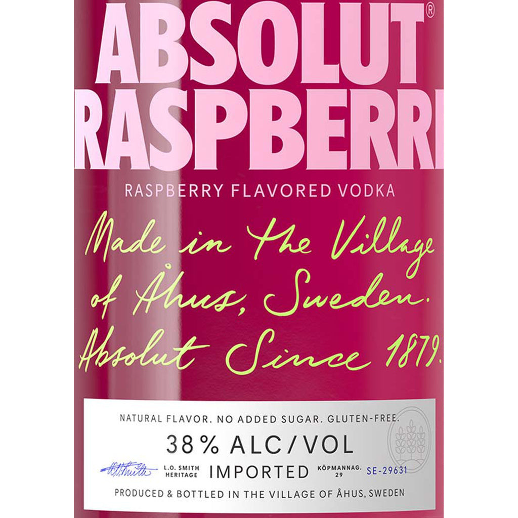 Absolut Raspberri 750 ml product image 2