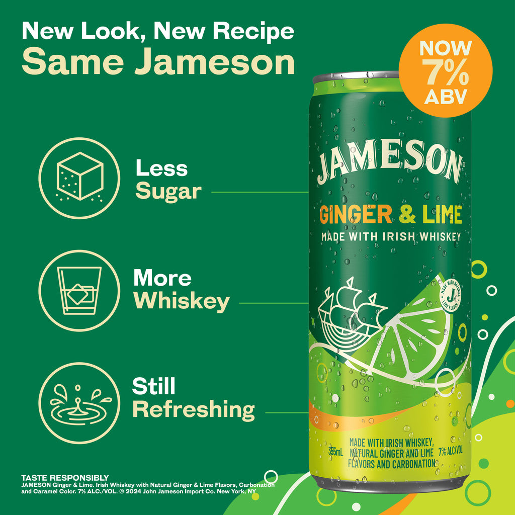 Jameson Ginger & Lime (4 cans) 355 ml product image 7