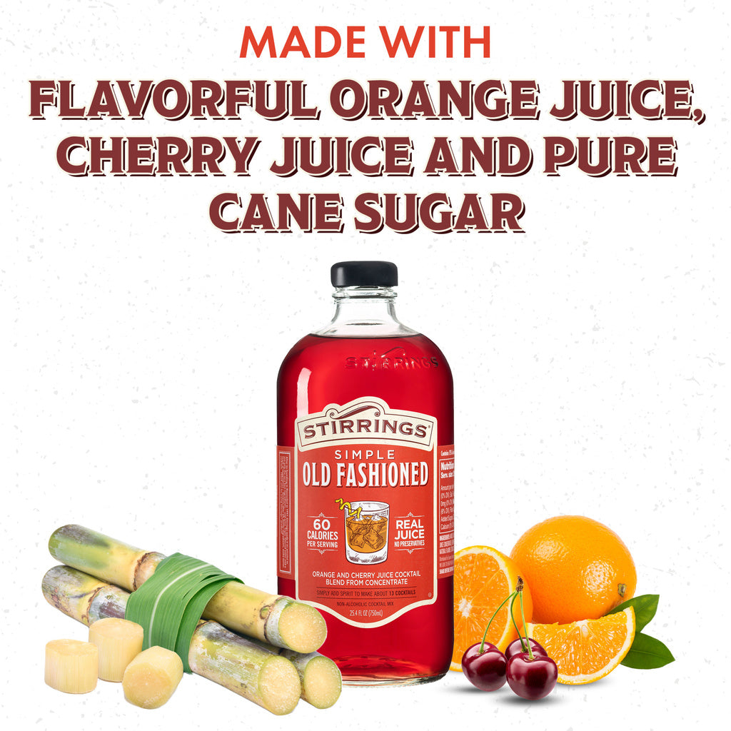 Stirrings Old Fashioned Cocktail Mix 750 ml product image 10