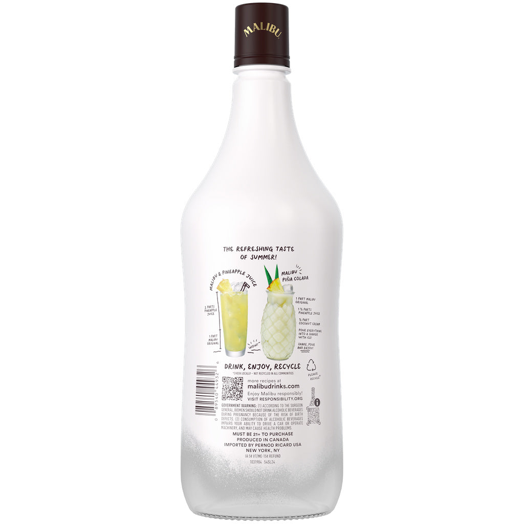 Malibu Coconut Caribbean Rum 1.75 L product image 8