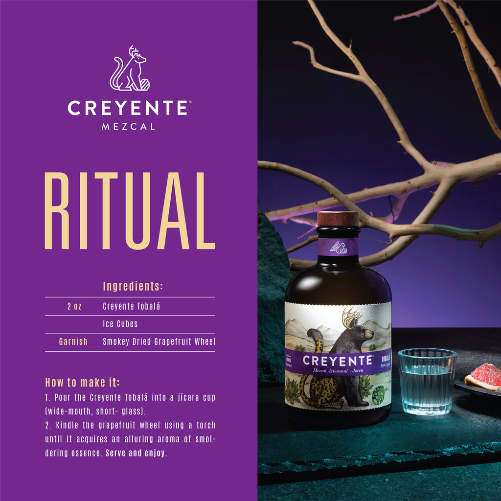 Creyente Mezcal Artesanal Joven Tobala 750 ml product image 7